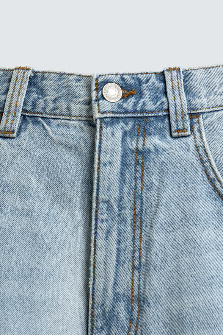 RIPPED DENIM JORTS