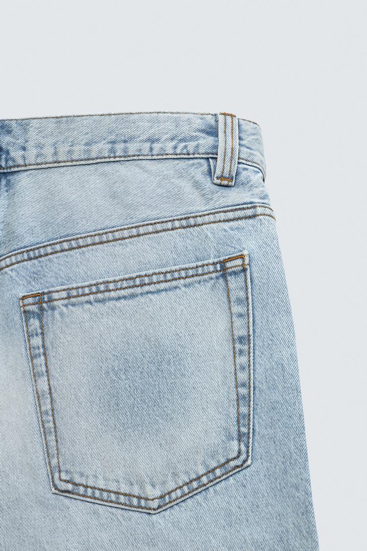 RIPPED DENIM JORTS